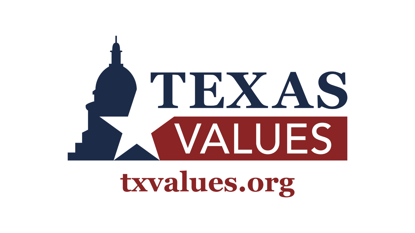 Texas Values Logo on White